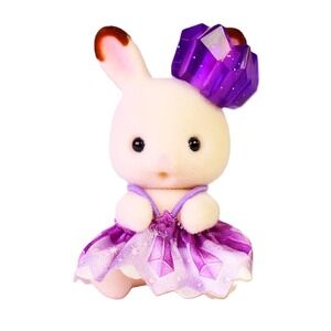 Calico‎ Critters Sylvanian Families BB-14 Fairy Forest Series Chocolate Rabbit